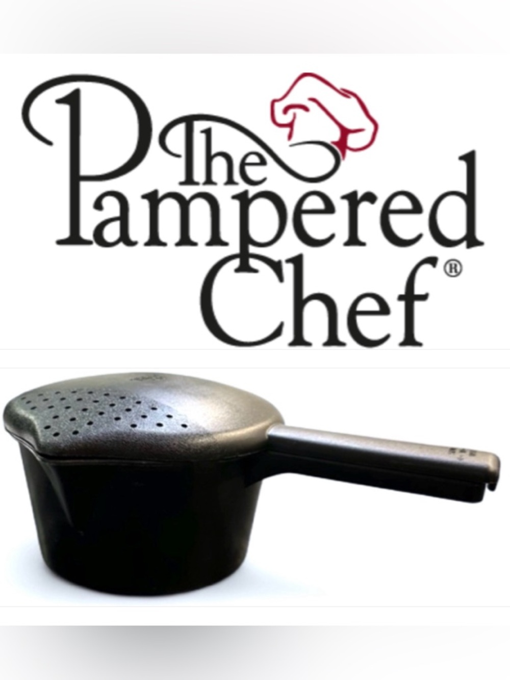 The Pampered Chef 4 Cup Micro Cooker Microwave Steamer!